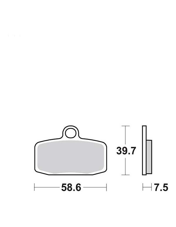 Plaquettes de frein SBS 885RSI