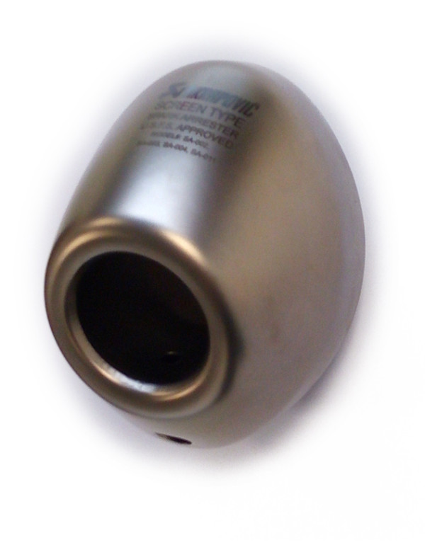 Embout Akrapovic en titane pour pot oval