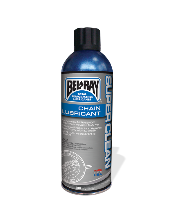 Super clean chaine lubrifiant Bel Ray (aérosol 175mL)