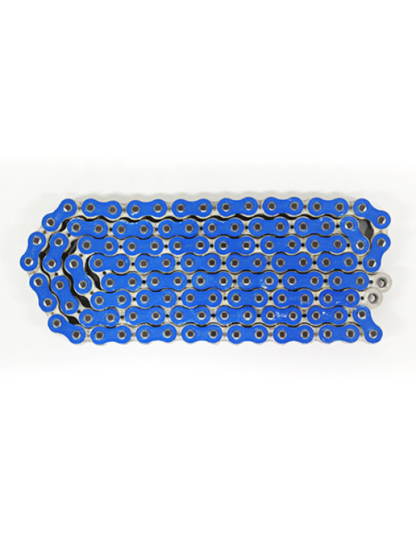 chaine de transmission renforcéee sans joint 520 bleue