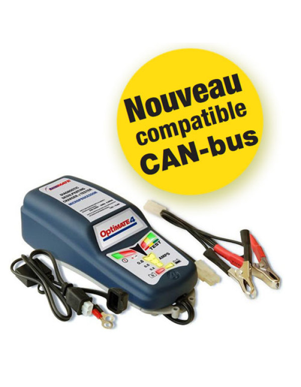 Chargeur de batterie moto 12V OptiMate 4 DUAL PROGRAM