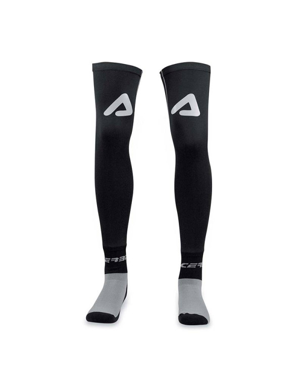 Chaussettes longues renforcées ACERBIS X-LEG-Gris / Noir-S / M