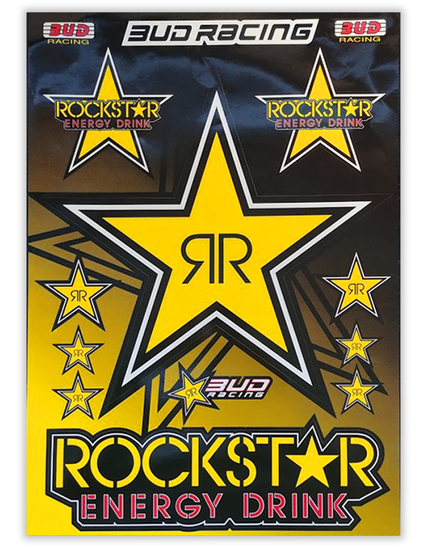 plnahce de stickers Rockstar Energy - budracing