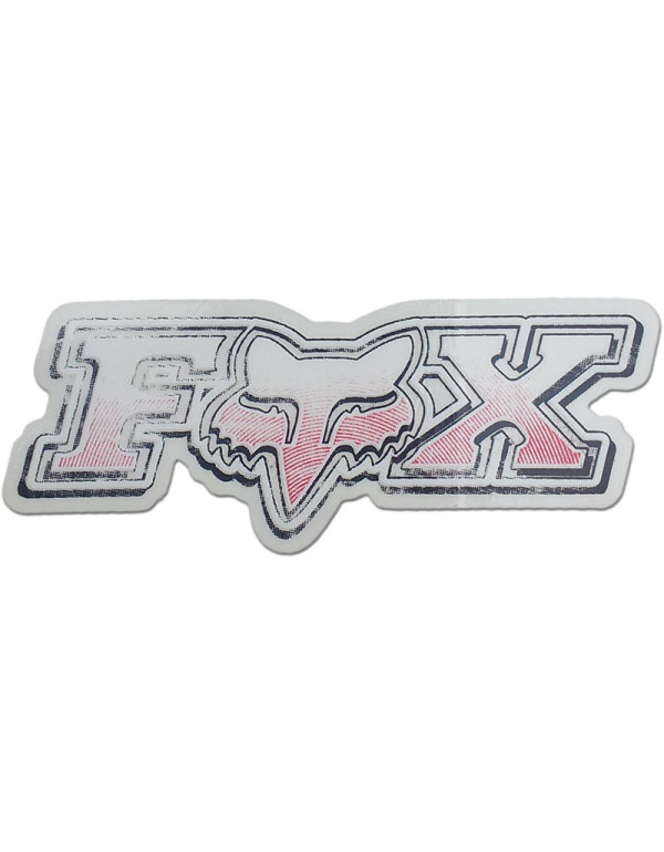 Sticker FOX Podium rouge