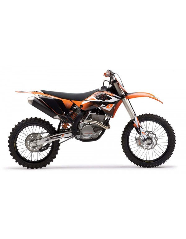 Kit déco One Industries Ouïes de radiateur + réservoir pour KTM SX 07-10