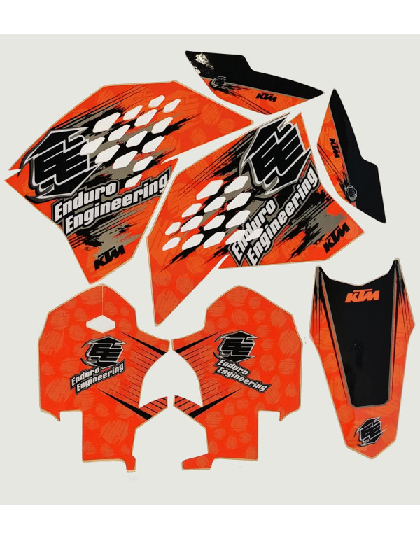 Kit Déco pour KTM 125cc et + SX 07 / 09 - EXC 08 / 09