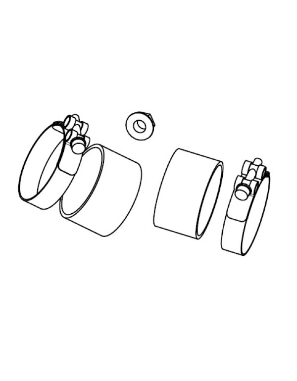 Kit de montage Akrapovic AK-U-IA142