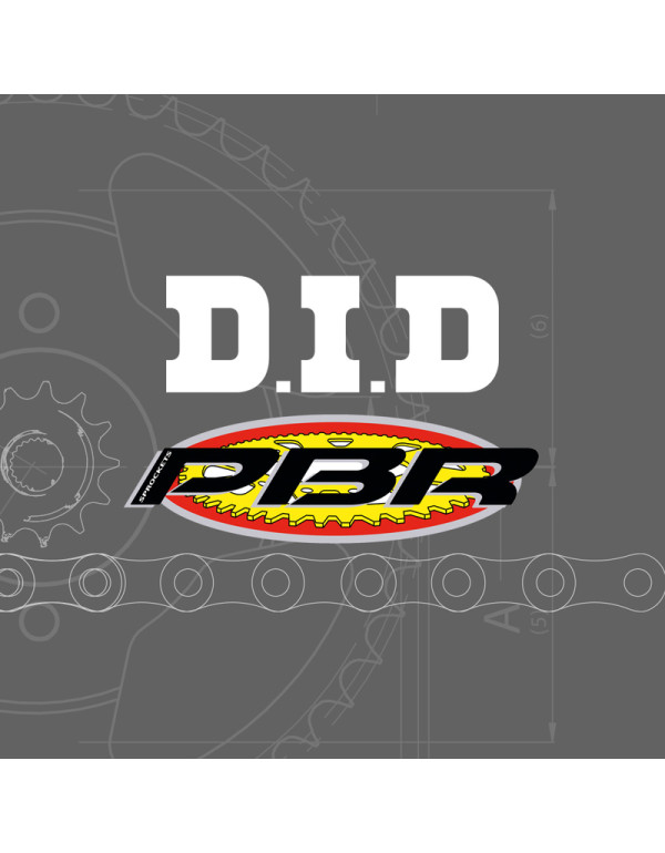 Kit chaine D.I.D. pour husqvarna FE350