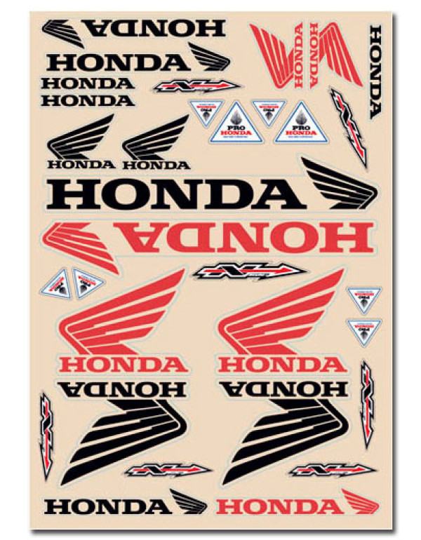 Planche de stickers HONDA