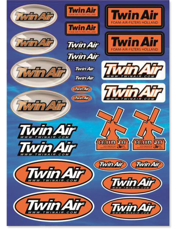 Planche de stickers TWIN AIR