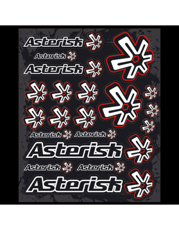 Planche stickers ASTERISK