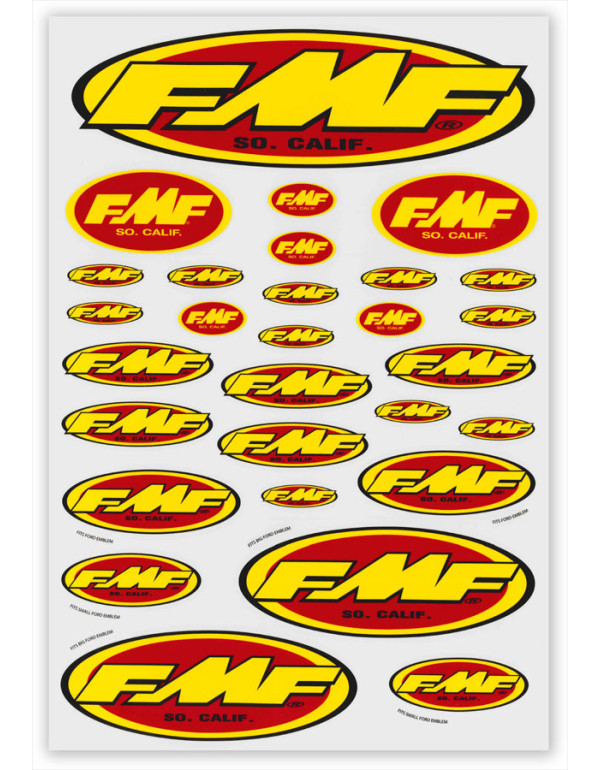 Planche stickers FMF