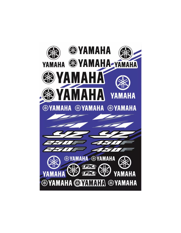 Planche de sickers Yamaha