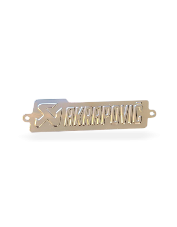 plaque alu AKRAPOVIC