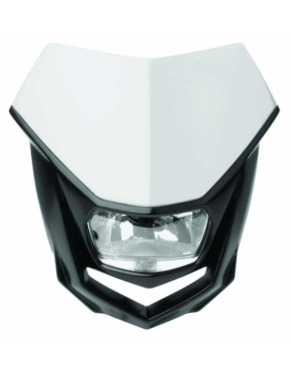 Plaque phare Polisport Halo-Blanc / Noir