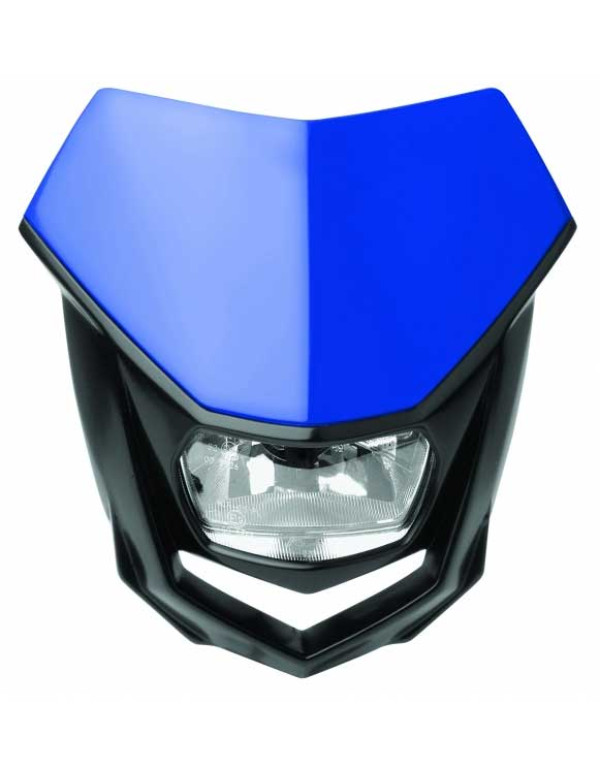 Plaque phare Polisport Halo-Bleu / Noir