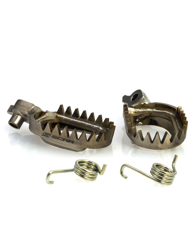 Repose-pieds en titane SCAR pour YAMAHA