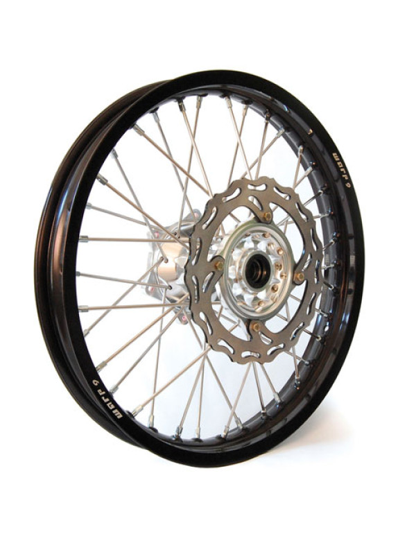 Roue arrière complète 19x2.15 jante noire moyeu alu pour YZF 250 02-08