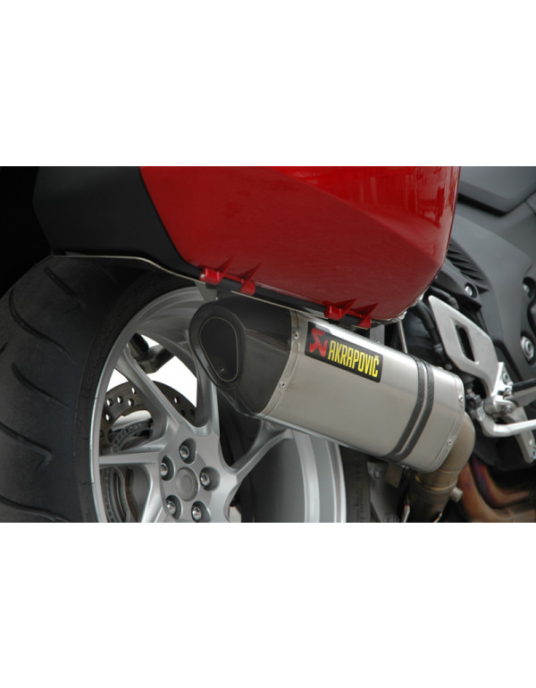 Silencieux adaptable SLIP-ON pour HONDA VFR 1200 F (2010) position basse Enveloppe TITANE