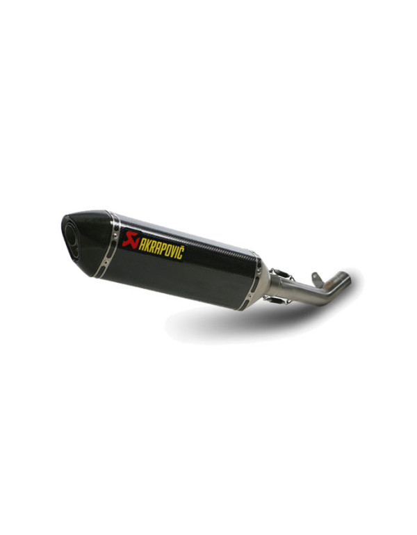 Silencieux Akrapovic SLIP-ON SK7SO2ZC/1  /  SK7SO2ZT/1  pour KAWASAKI Z 750 / Z750R (2007/2013)