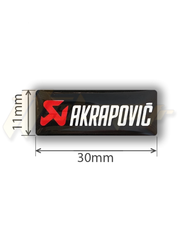 Sticker Akrapovic P-CST3POFILL