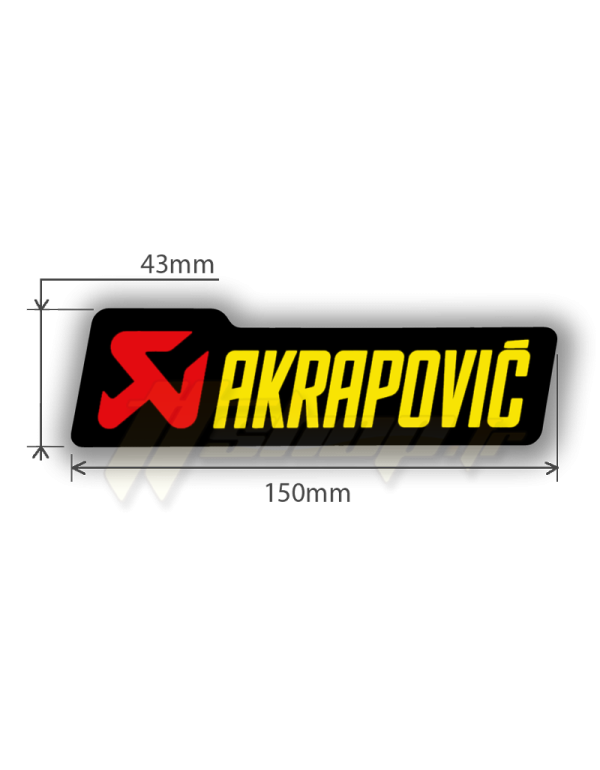 Sticker Akrapovic P-HST2AL