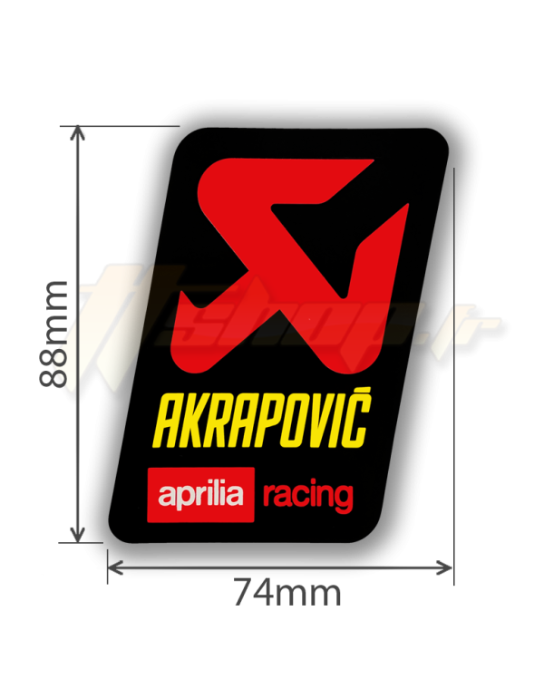 Sticker Akrapovic P-VST2ALAP APRILIA Racing