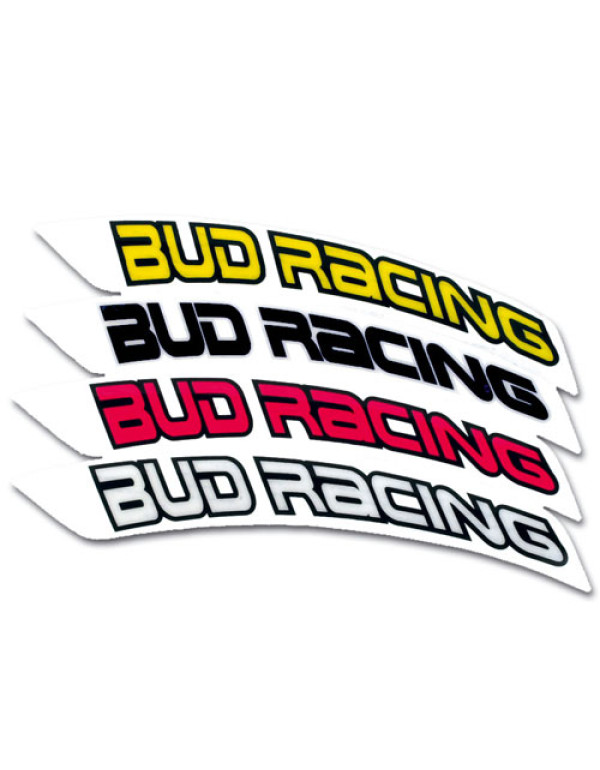 Stickers de garde-boue avant BUD RACING