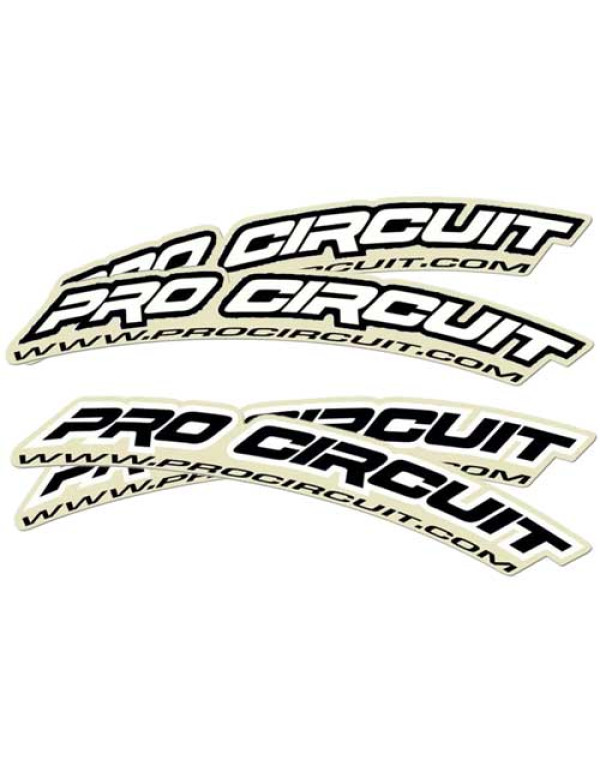 Sticker de garde-boue avant Pro Circuit