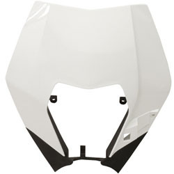 Plaque phare ktm blanche Clearance