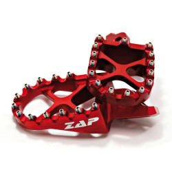 Repose-pieds Suzuki RMZ 450 2008 et RMZ 250 2010 en Alu anodisé  rouge X-PEG (la paire) - ROUGE
