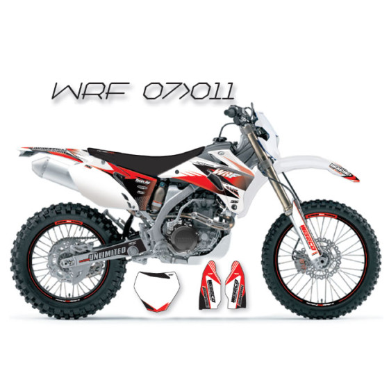 Kit déco WRF 2007 2008 2009 2010 2011 blanc