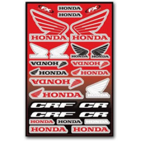 Planche de stickers HONDA Factory Effex
