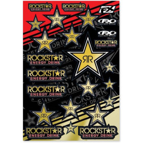 Planche de stickers ROCKSTAR OR