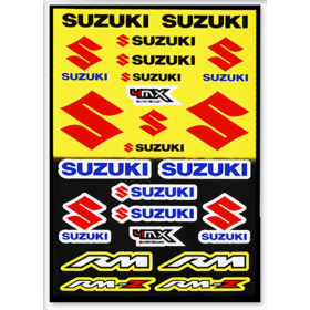 Planche de stickers Suzuki
