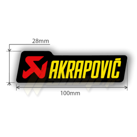 Sticker Akrapovic P-HST12AL