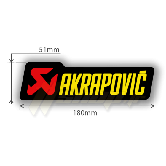 Sticker Akrapovic P-HST1AL