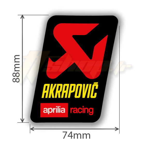 Sticker Akrapovic P-VST2ALAP APRILIA Racing