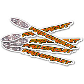 Pack de 5 stickers Pro Circuit