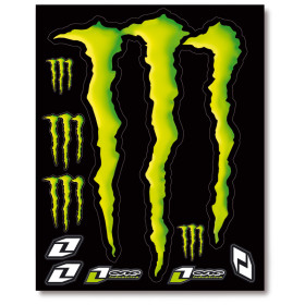 Planche de stickers Monster Energy