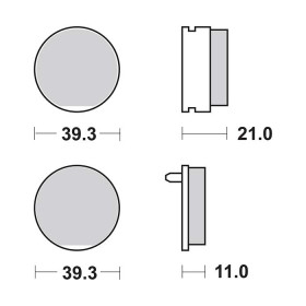 Plaquettes de frein SBS 529HF