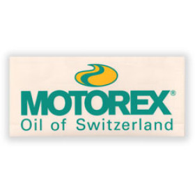 Autocollant / Sticker Motorex 24cm x 11cm Transparent