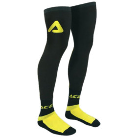 Chaussettes longues renforcées ACERBIS X-LEG jaune et noir