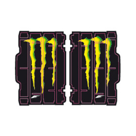 Déco de protection de radiateur Monster Energy pour Yamaha