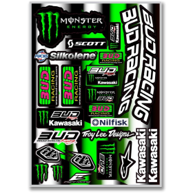 Planche stickers team Bud Racing 2016