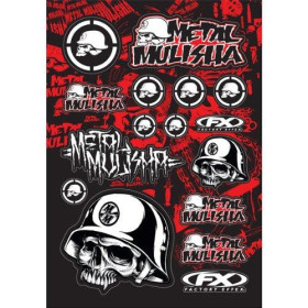 Planche de stickers Metal Mulisha