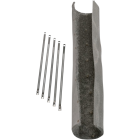 Grille fine + laine INOX pour réparation de pot d'échappement 38cm