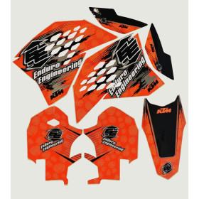 Kit Déco pour KTM 125cc et + SX 07 / 09 - EXC 08 / 09