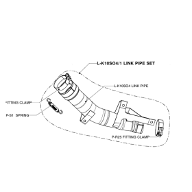 Pièce de rechange Akrapovic L-K10SO4/1