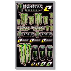 planche de stickers monster energy